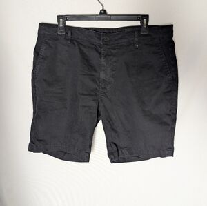 Adriano Goldschmied Wanderer Slim Black Shorts Size 35 Men's